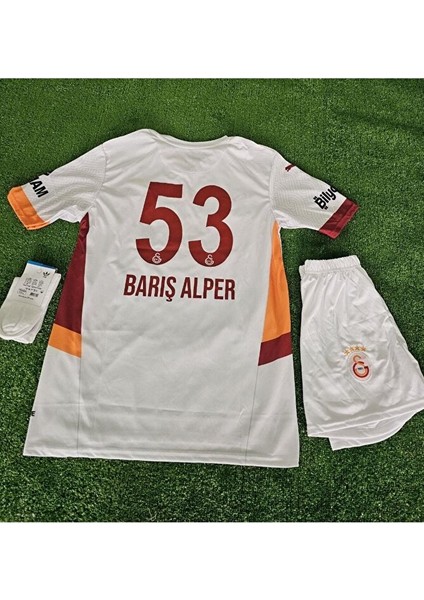 Galatasaray.barış Alper Yeni Sezon Deplasman Beyaz Çocuk Futbol Forması