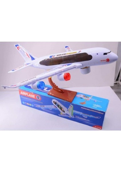 Oyuncak 5 Pilli Müzikli Standlı Uçak Oyuncak Uçak Sesli Oyuncak fiyatları