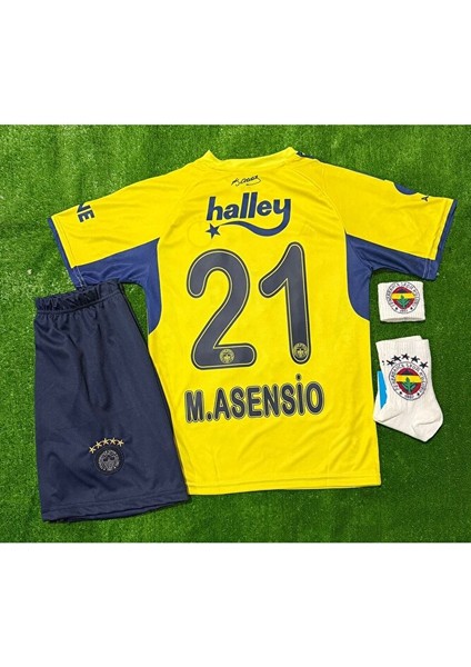 Fenerbahçe 2026 Marco Asensio Deplasman Yeni Sezon Çocuk Forması 4'lü Set