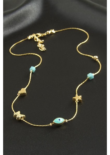 Nazar Mineli Zincir Şans Kolye fiyatları