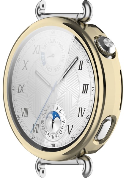 Huawei Watch Gt 6 41MM Tpu Silikon Kasa ve Ekran Koruyucu 360 Tam Koruma Gt6 Kasa Koruyucu fırsatları