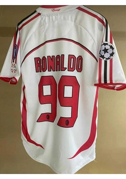 A.c Milan 2007 Şampiyonlar Ligi Finali Ronaldo Nazario Nostalji Forması (Efsane Milan Kadrosu)