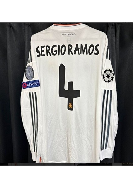 M.a.d.r.i.d 2014 Lizbon Şampiyonlar Ligi Uzun Kollu S,e,r,g,i,o, R,a,m,o,s, /4/ Yetişkin Forması