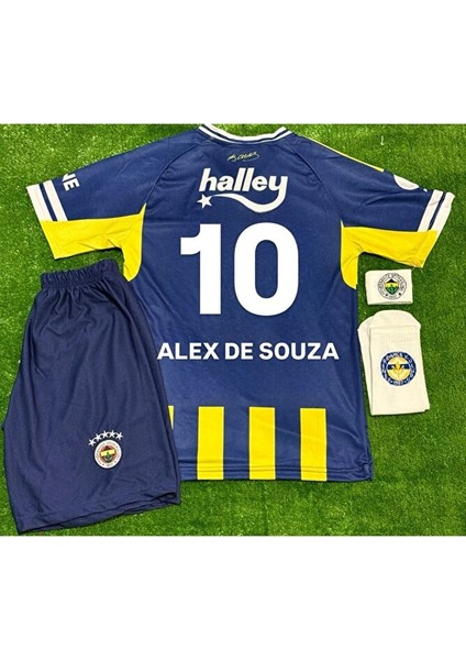 2026/.FENERBÃHÇE Alex De Souza Iç Saha Parçalı Yeni Sezon Çocuk Forması 4'lü Set