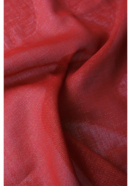 Simli Keten Masa Örtüsü, Kırmızı, Dertsiz 100X100 fiyatları