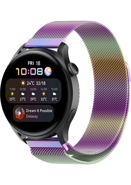 20MM Samsung Watch Huawei Watch Kayışkordon Metal Milano LOOP-(5775) - A795H765-M54795 indirimleri