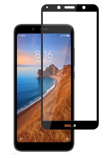 Xiaomi Redmi 7A 3D Full Kaplama Kırılmaz Cam Ekran KORUYUCU-(5775) - A536H988-M80536