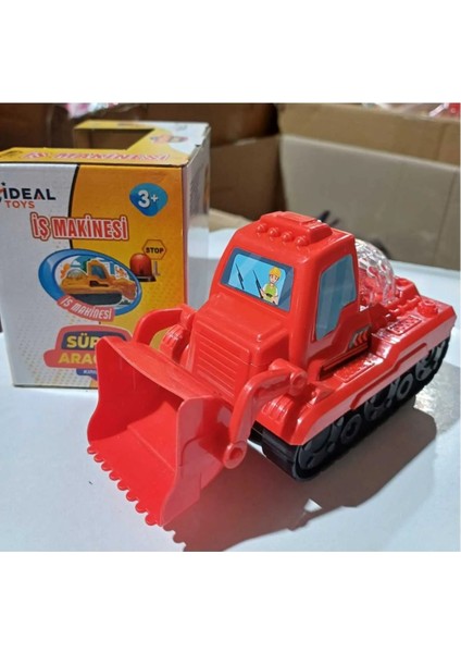 Süper Araçlar Iş Makinesi Oyuncak Pilli Işıklı Sesli Çarp Dön Özellikli Oyuncak Araç