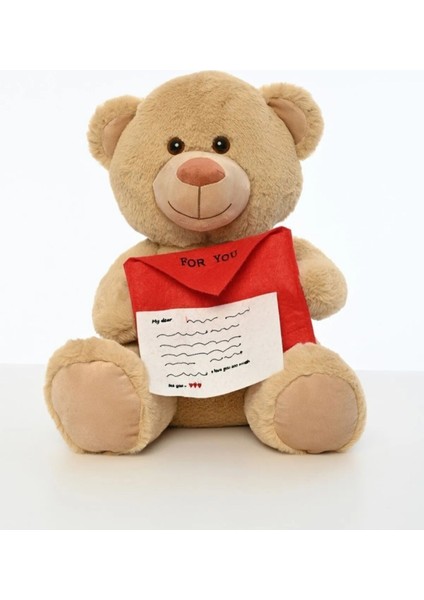 Mektuplu Sevimli Peluş Ayıcık 45CM Fenomen Peluş Ayı Hediyelik Peluş Ayı
