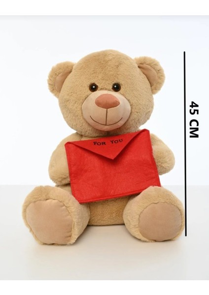 Mektuplu Sevimli Peluş Ayıcık 45CM Fenomen Peluş Ayı Hediyelik Peluş Ayı modelleri