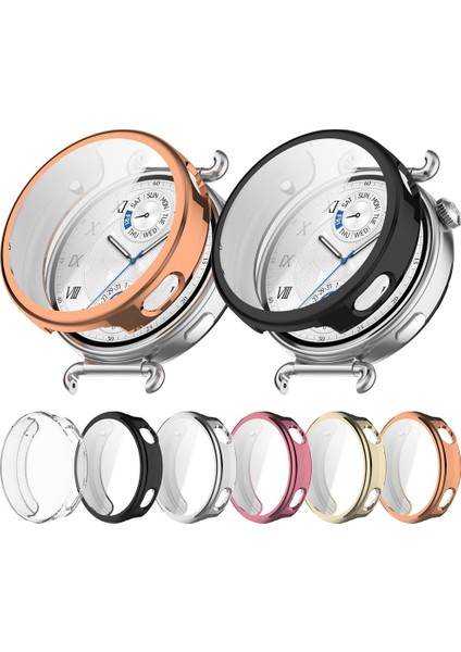 Huawei Watch Gt 6 41MM Tpu Silikon Kasa ve Ekran Koruyucu 360 Tam Koruma Gt6 Kasa Koruyucu indirimleri