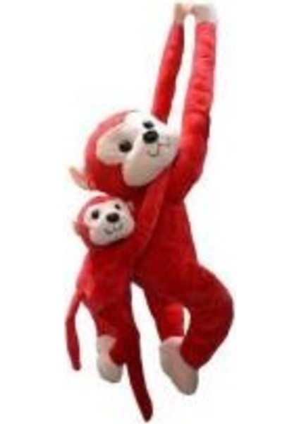 Sesli Işıklı Maymun Yavrulu Peluş