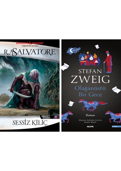 Sessiz Kılıç – Drizzt Efsanesi 11. Kitap + Olağanüstü Bir Gece