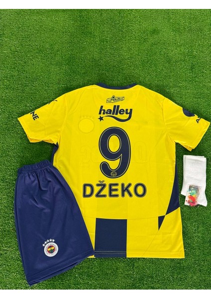 2024-25 ᖴeᑎeᖇᗷᗩᕼçe Yeni Sezon Edin 'dzeko' 9 Iç Saha Çocuk Forması 3 Lü Set