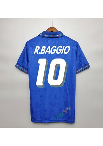 Nostalji Italya 1994 Dünya Kupası Roberto Baggio Final Maç Forması
