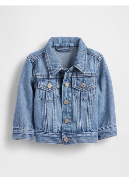 Bebek Mavi Ultrasoft Icon Denim Ceket