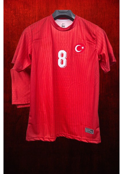 Türkiye Milli Takım Özel Tasarım A:r:d:a Güler Çocuk Kırmızı Forması (Forma Şort Çorap) fiyatları