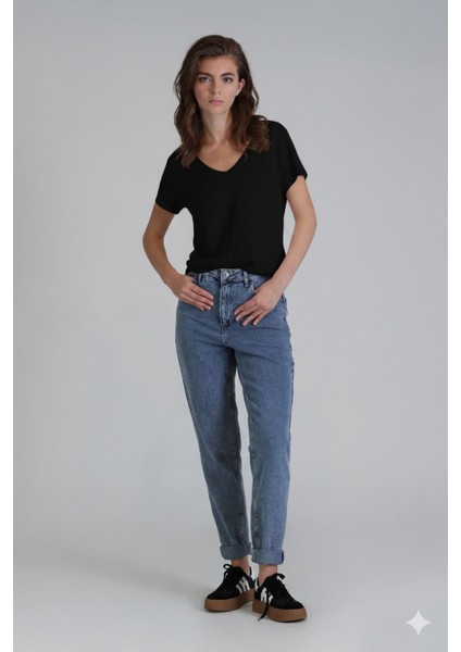 Florans Kadın %100 Pamuk T-Shirt Siyah fiyatları