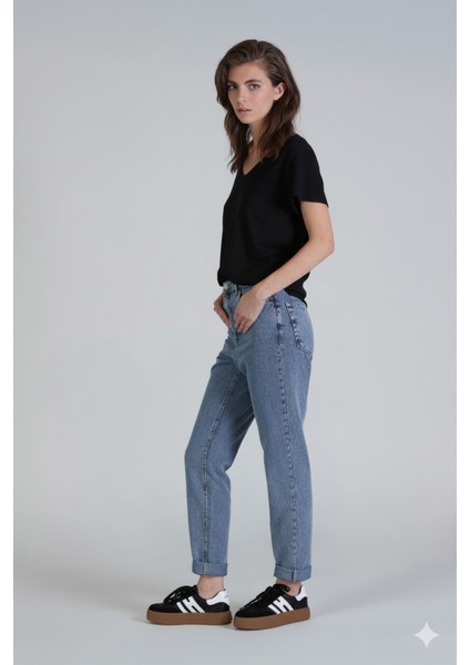 Florans Kadın %100 Pamuk T-Shirt Siyah fırsatları