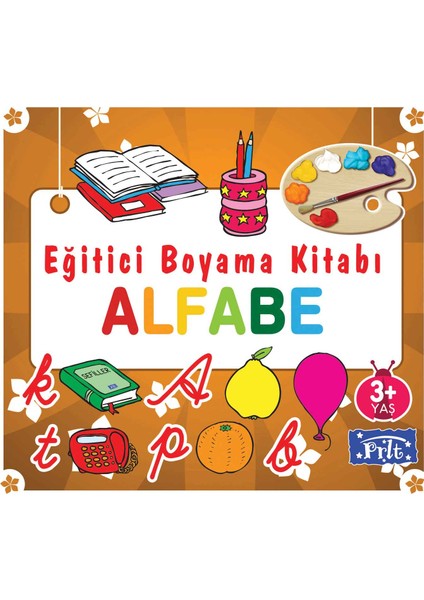 Eğitici Boyama Kitabı - Alfabe