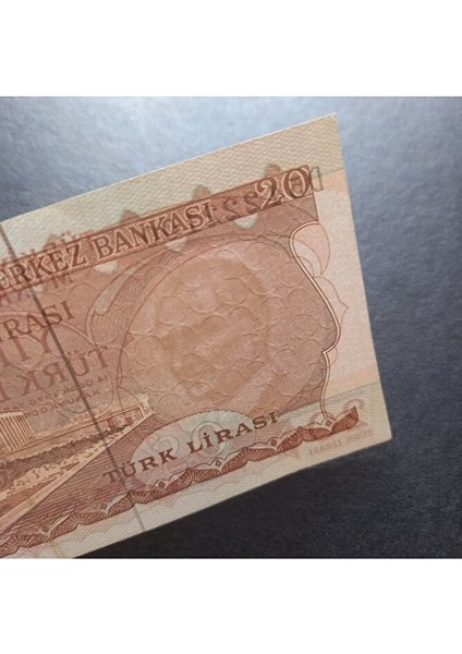 3996368F6C22913585 6.emisyon 20TÜRK-LIRASI Ççt Güzel Numara Eski Kağıt Para indirimleri