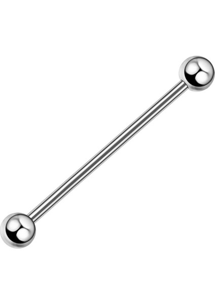 Industrial Köprü Piercingi Düz Barbell – 316L Cerrahi Çelik 38 mm - Paslanmaz fiyatları