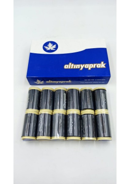 12 Parça Siyah 100 Mt Dikiş İplik (4915)