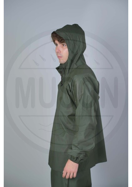 Yağmurluk Ceket + Pantolon Takımı – Haki | Su ve Rüzgar Geçirmez, Yeni Nesil Yaka, Kemik Diş Fermuar, Duble Kol, Lastikli Bel ve Bilekler, Sportif ve Dayanıklı Tasarım indirimleri