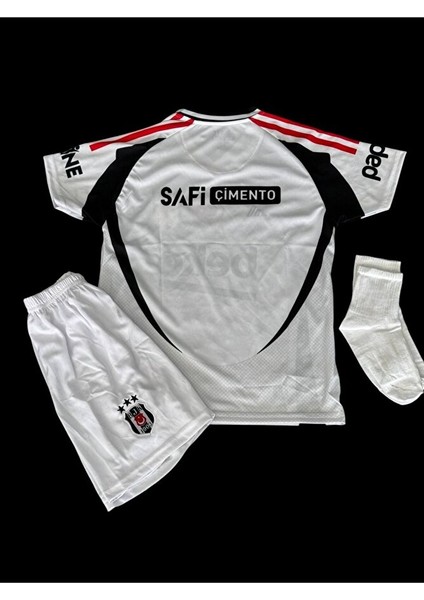 2024/25 Beşiktâş'- Alternatif Beyaz Çocuk Forması Spor T-Shirt modelleri