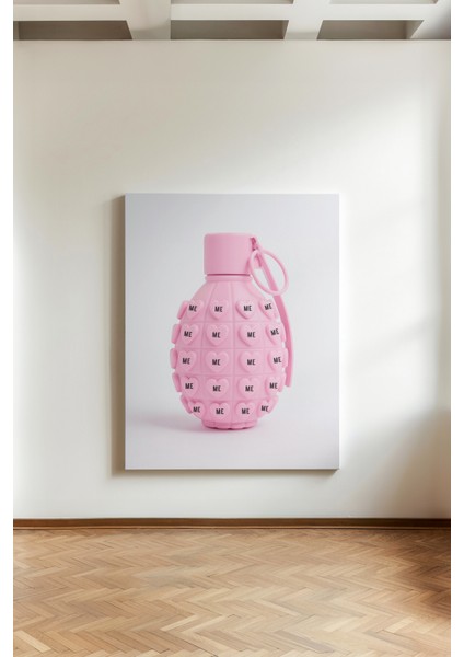 Aşk Bombası - Kanvas Tablo - Pop Art Modern Duvar Dekoru