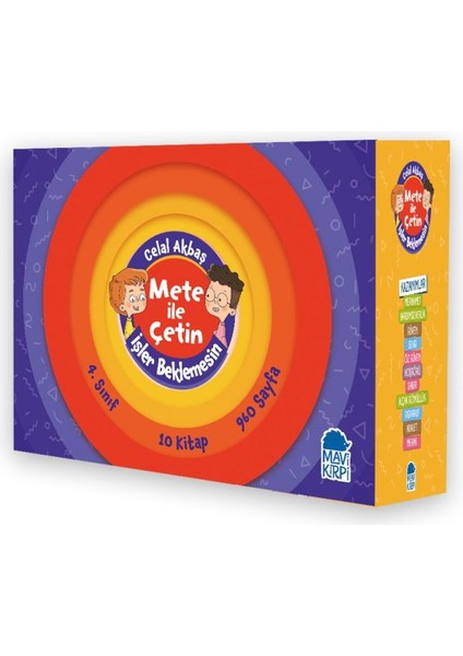Mete Ile Çetin Işler Beklemesin 4. Sınıf Hikaye Seti - 10 Kitap Takım