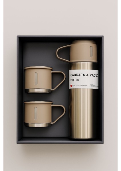 8139 Termos Bardak 3'lü Set