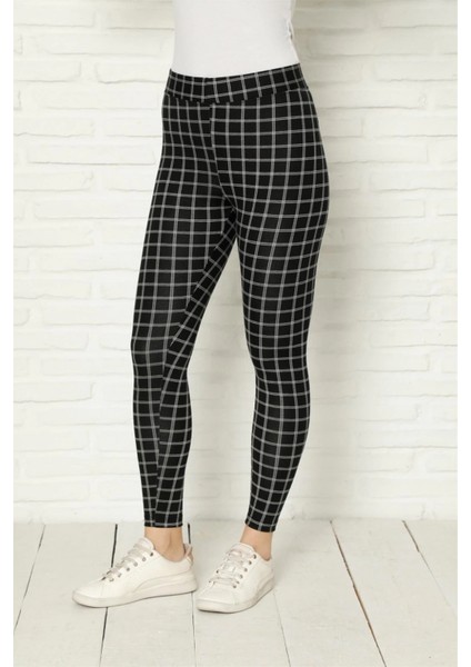 Penye Likralı Tayt Siyah