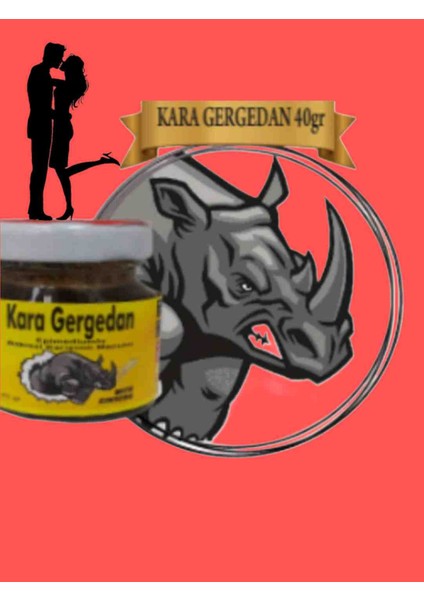 Kara Gergedan Ginsengli Macun 40GR