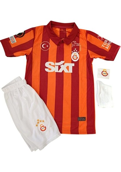 Galatasaray 100. Yıl Mauro I.c.a.r.d.i.9 Numara Kırmızı Çocuk Forması 4 Lü Set fiyatları