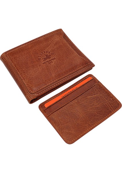 Hakiki Eskitme Deri Kağıt Para ve Kart Bölmeli ve Ekstra Kartlıklı Erkek Cüzdanı - G6 Kahve fırsatları