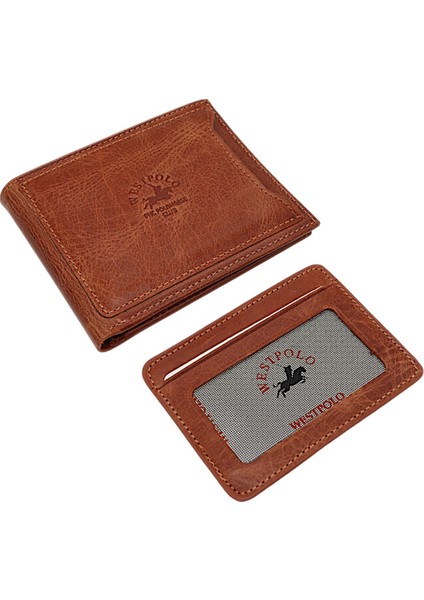 Hakiki Eskitme Deri Kağıt Para ve Kart Bölmeli ve Ekstra Kartlıklı Erkek Cüzdanı - G6 Kahve indirimleri