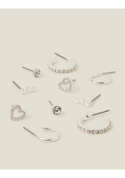 Kalp Küpe Seti x 10