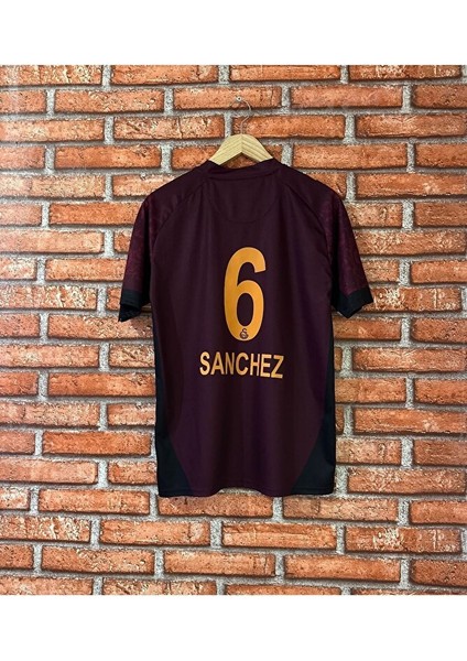 G'â.l.a.t.â.s.a.r.â.yy 2025-26 Sezon 5 Yıldızlı #6 Davidson Sanchez Deplasman Forması