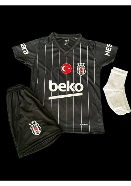2024/25 Beşiktâş'- Ciro' Immobile' 17 Deplasman Siyah Çocuk Forması Spor T-Shirt modelleri
