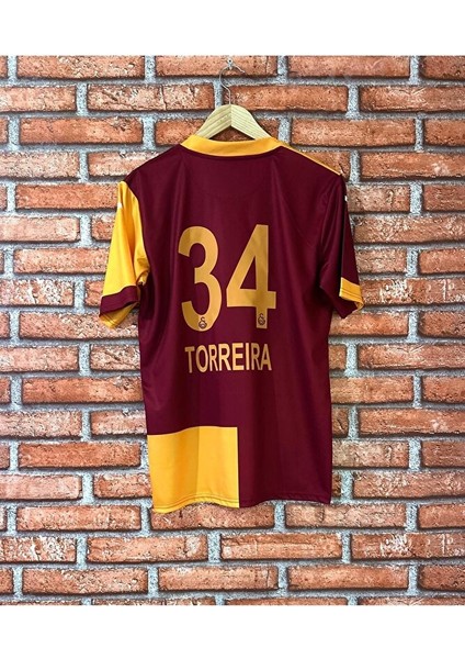 G'.â.l.a.t.â.s.a.r.â.yy 2025-26 Yeni Sezon 5 Yıldızlı Parçalı #34 Lucas Torreira Forması