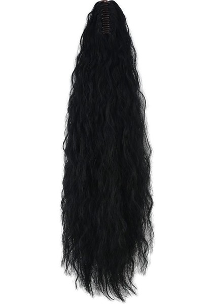 Tokalı Kabarık Dalgalı At Kuyruğu / Siyah fırsatları