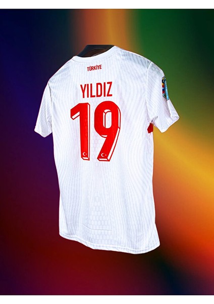 Türkiye Milli Takım 2024 Euro Avrupa Şampiyonası Kenan Yıldız Yetişkin Beyaz Forması