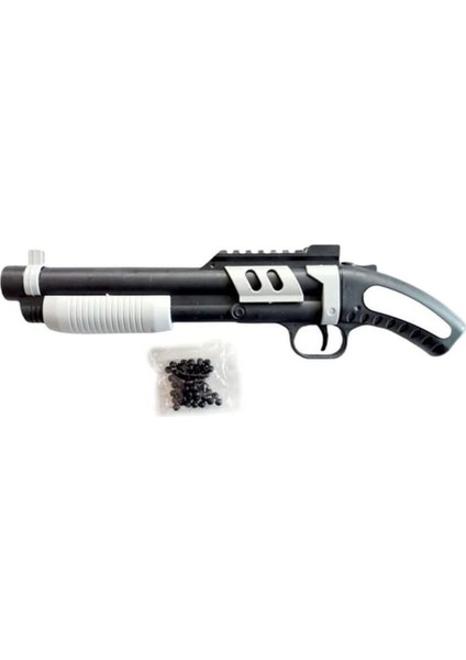 Boncuk Atan Pompalı Tüfek Oyuncak Tabanca Pompalı Boncuk Atan