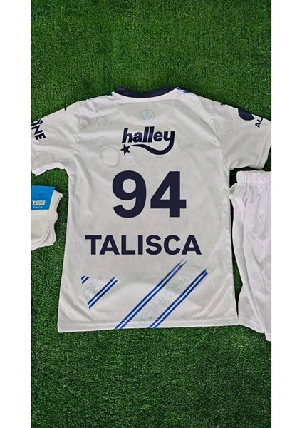 Fenerbãhçe- Forması Talisca 2024/2025 Yeni Sezon Deplasman Beyaz Çocuk Forması