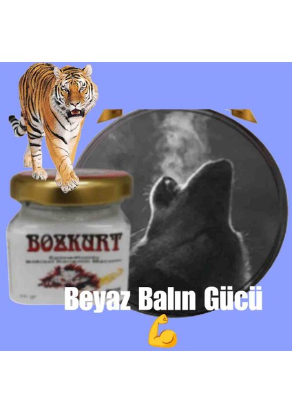 Bozkurt (Ginseng & Vanilya)Beyaz Bal 40GR