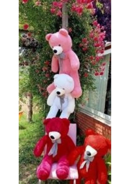 Oyuncak Peluş Ayı 80 cm Kurdelalı