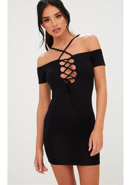 Omuzları Açık Elbise