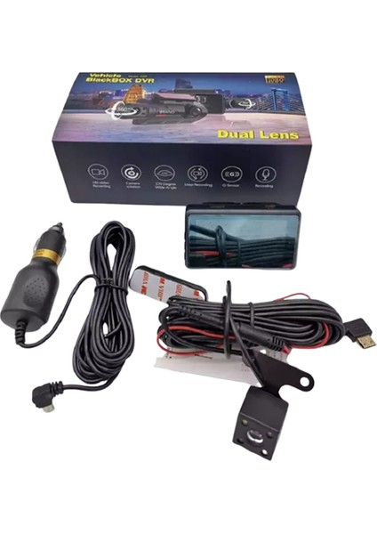 Gece Görüşlü 1080P Çift Lens Dashcam – Park Modu ve Gelişmiş Hareket Sensörü modelleri