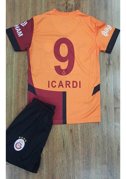 2024/25 Gâlâtasarây'- Icardi' 9 Iç Saha Parçalı Çocuk Forması Spor T-Shirt